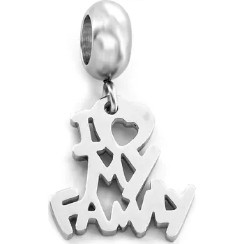 Přívěsek BRUNOshop.cz Visací přívěsek na náramek MILUJI SVOJI RODINU