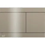 Alcadrain Fun Ovládací tlačítko, pro 2 množství splachování, Nickel lesk FUN-N-P