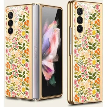 GKK 38952 GKK GLASS Ochranný kryt Samsung Galaxy Z Fold 3 5G YELLOW FLORAL