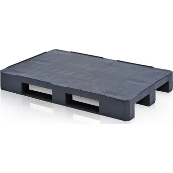 paleta TBA Plastová paleta těžká 120 x 80 x 15 cm černá