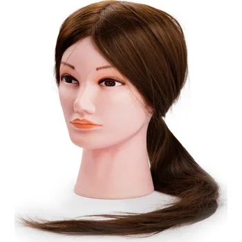 BraveHead 9869 Mannequin female XL, syntet - cvičná hlava s umělými vlasy