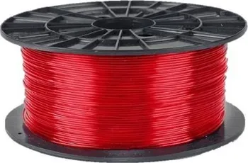 Struna k 3D tiskárně Filament PM PETG 1,75 mm 1 kg transparentní červená