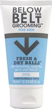 Intimní hygienický prostředek Below the Belt Cool Fresh & Dry Balls gel na intimní partie pro muže 75 ml