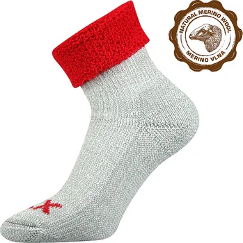 Pánské ponožky BOMA & LONKA Ponožky Quanta Červená Velikost: 35/38