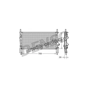 Chladič motoru Chladič motoru DENSO (DE DRM10106)