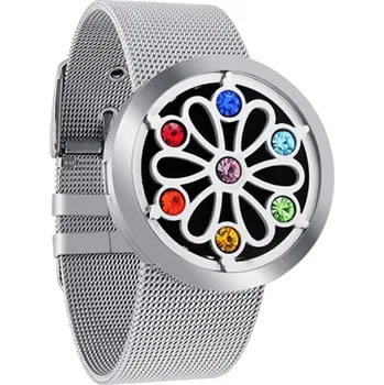 Náramek Aroma difúzní náramek Chakra Flower řemínkový