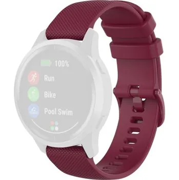 VSECHNONAMOBIL 33317 Řemínek Garmin Vivoactive 4 / Garmin Venu 2 tmavočervený