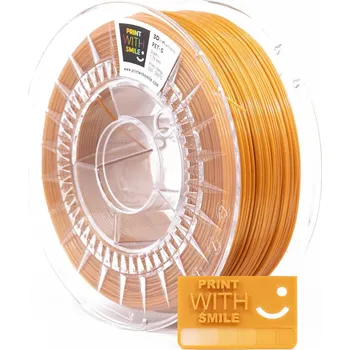 Filament Print With Smile - PET-G - 1,75 mm - GOLD Shine - 1 Kg
