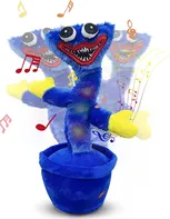 plyšová hračka Huggy Wuggy tancující + mluvící 32 cm modrý