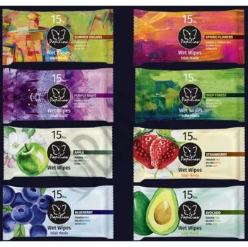 Vlhčený ubrousek Kapesní vlhčené ubrousky (15 ks)