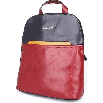 Kabelka Dámský luxusní vícebarevný malý batoh Marta Ponti A18, obsah cca. 5