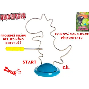 Hlavolam Mikro trading Dinoworld - Hlavolam dinosaurus - se světlem a zvukem