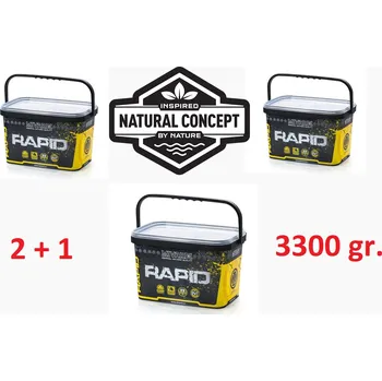 Boilies MIVARDI 2+1 Rapid Boilies Platinum - Sea (3300g | 24mm)