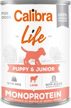 Krmivo pro psa Calibra Dog Life Puppy/Junior konzerva Lamb/Rice 400 g