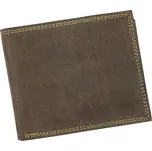 Tmavěhnědá kožená peněženka N992-CHM-NL + RFID