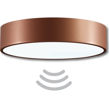 Stropní svítidlo s čidlem Temar CLEO 300 měděná IP20