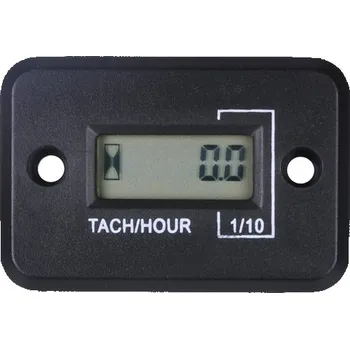 Elektroinstalace pro motocykl Měřič motohodin a otáček, voděodolný, dvoutaktní motory