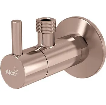 Alcadrain Pro více sérií Ventil rohový s filtrem 1/2"×3/8", Red gold lesk ARV001-RG-P