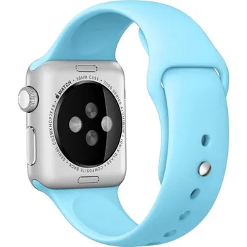 Příslušenství k chytrým hodinkám VSECHNONAMOBIL 24918 RUBBER řemínek Apple Watch Ultra 1 / 2 / 3 (49mm) / 9 / 8 / 7 (45mm) / 6 / SE / 5/4 (44 mm) / 3/2/1 (42 mm) modrý