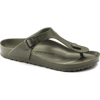 Pánské žabky Birkenstock Gizeh Eva khaki
