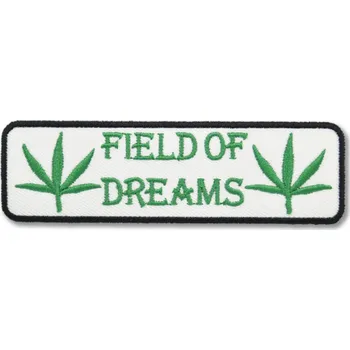 Nášivka Moto nášivka Field of dreams 3 cm x 10 cm