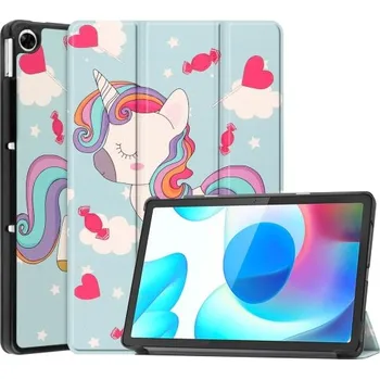 Pouzdro na tablet VSECHNONAMOBIL 37034 ART Zaklápěcí obal Realme Pad UNICORN