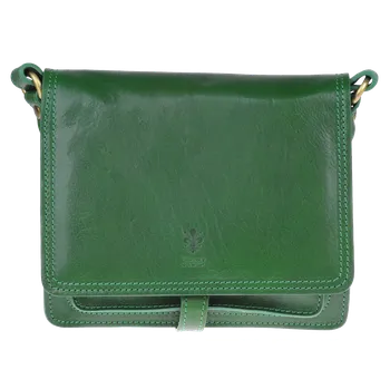 Kabelka NovaKabelka.cz Kožená italská crossbody kabelka Quieta Verde