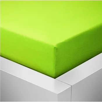 Prostěradlo Jersey limetkové prostěradlo David dvoulůžko 180x200 cm Barva: Limetková, rozměr: 180x200cm