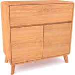 Dřevěná komoda z masivu DEIRA 100x45 cm - Provedení masiv Buk nebo za příplatek Dub