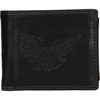 Peněženka Pánská kožená peněženka SendiDesign Eagle - černá