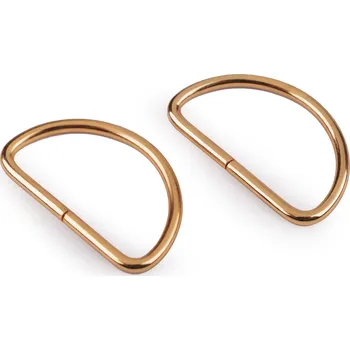 Polokroužek růžové zlato 38mm (D-kroužek růžové zlato)