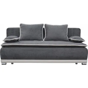 Pohovka Mona rozkládací pohovka 203 x 90 x 90 cm bílá/šedá