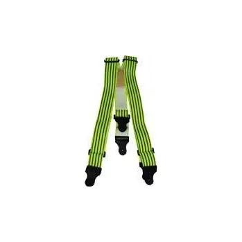 Kšandy Šle (žlutá s černým pruhem) na knoflík