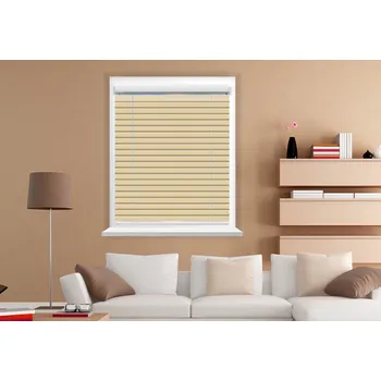 Žaluzie Rolux Vnitřní hliníková žaluzie Slonová kost BRILANT, 800 mm, 1600 mm, Slonová kost