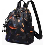 Dámský střední batůžek s lístky Černý, Model S přívěškem Lifestyle 1812170s2