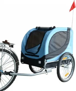 Přívěsný vozík pro psa Medora Přívěsný vozík za kolo pro psa 90 x 110 x 130 cm modrý/černý