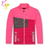 Dívčí flísová mikina - KUGO FM8777, růžová Barva: Růžová, Velikost: 98