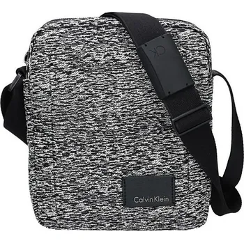 Pánská aktovka Pánská taška přes rameno Calvin Klein Mercier - černo-bílá