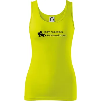 Dámské tričko Odvezu si to sám - Dámské tílko - L ( Limetková )