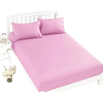 Prostěradlo Jersey světle růžové prostěradlo David dvoulůžko 220x200 cm Barva: Růžová, rozměr: 220x200cm