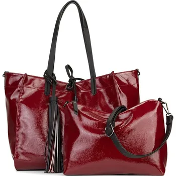 Kabelka Dámská kabelka Emily & Noah Sharlota - tmavě červená