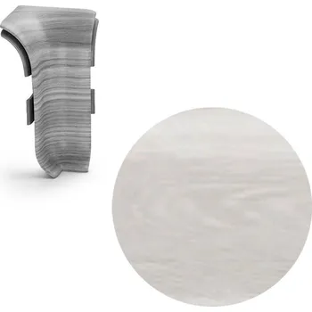 soklová lišta NOVÁK Vnitřní roh k soklové liště PVC Geelong 56x23 flexibilní NGOUH3