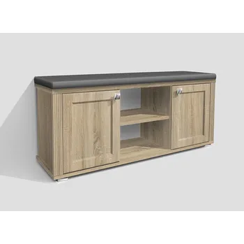 Botník Nabytekmorava Botník do předsíně retro PRE 07 Korpus / dvířka: dub sonoma