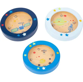 Dřevěná hračka small foot Minilabyrint Space 1 ks