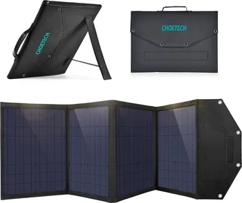 Univerzální solární nabíječka Choetech SC009 skládací solární nabíječka 100 W černá