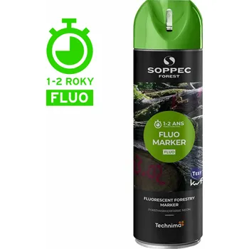 Barva ve spreji Značkovací sprej fluorescenční FLUO MARKER - Zelený sprej FLUO MARKER 500ml