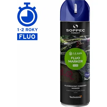Barva ve spreji Značkovací sprej fluorescenční FLUO MARKER - Modrý sprej FLUO MARKER 500ml