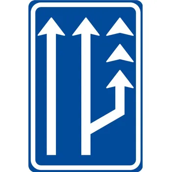 Dopravní značka Jízdní pruh pro pomalá vozidla IP18c 100 x 150 cm