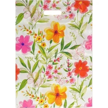 Nákupní taška Taška XL - Květiny s motýlem - 3533