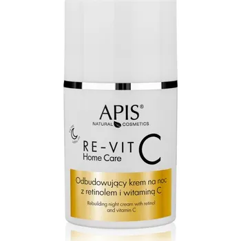 Pleťový krém Apis Natural Cosmetics Re-Vit C Home Care hydratační noční krém proti vráskám 50 ml
